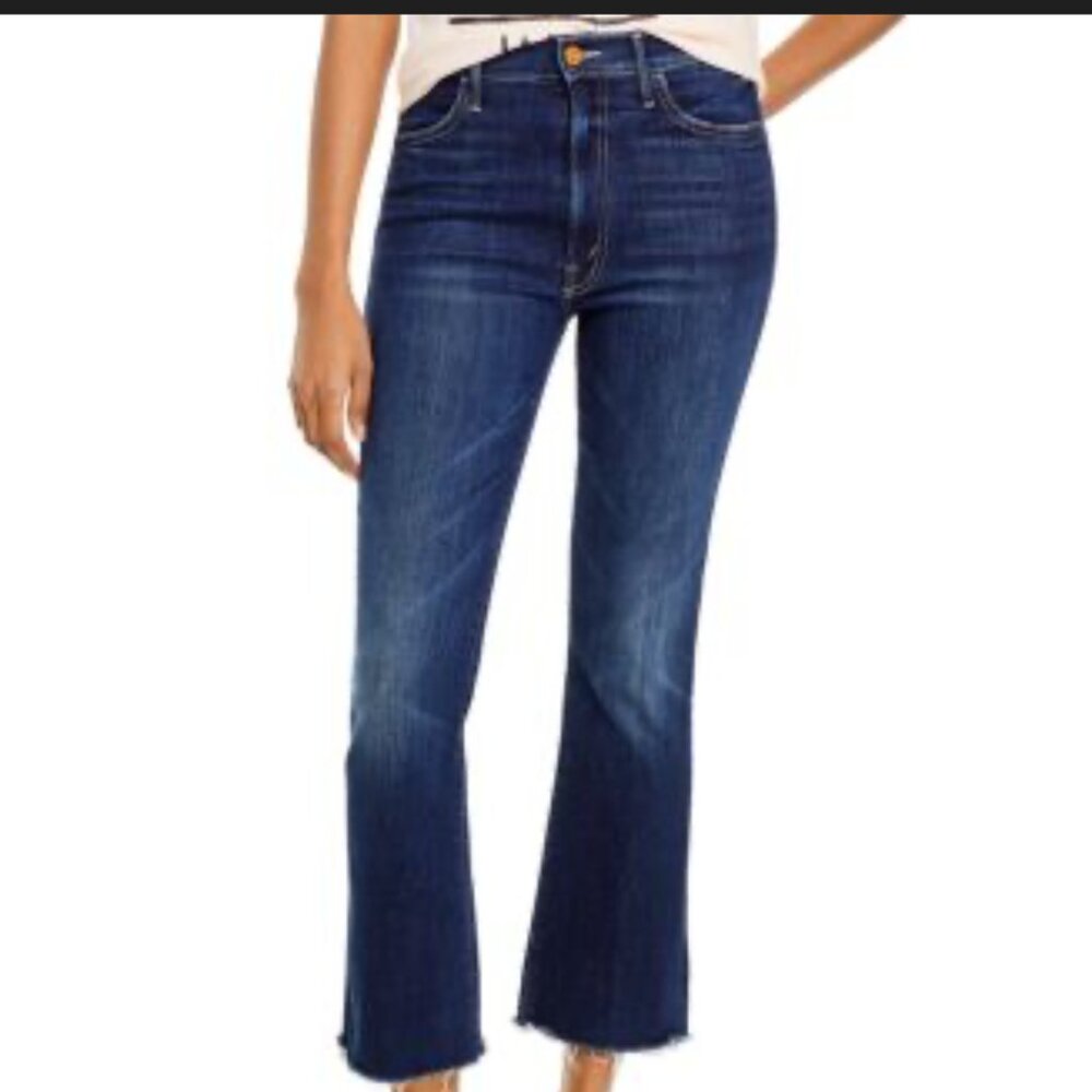 Mother the Hustler Fray Bootcut Jeans Size 27